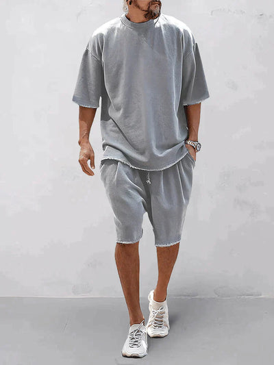 Casual losse, effen sportset