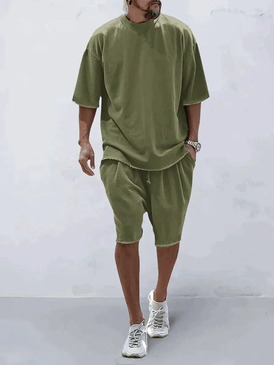 Casual losse, effen sportset