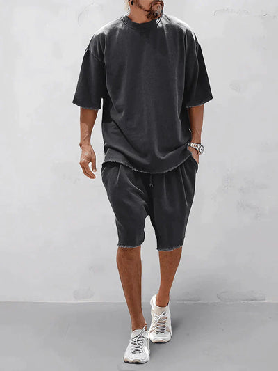 Casual losse, effen sportset