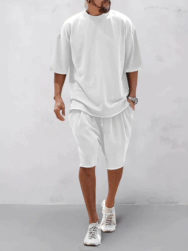 Casual losse, effen sportset