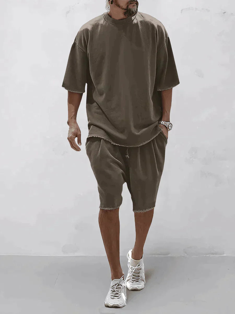 Casual losse, effen sportset