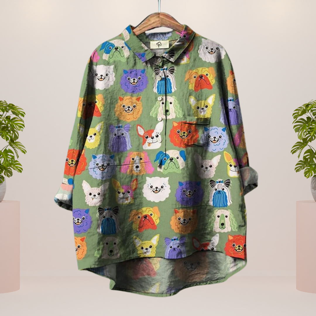 Freya - Stijlvol shirt met grafische print