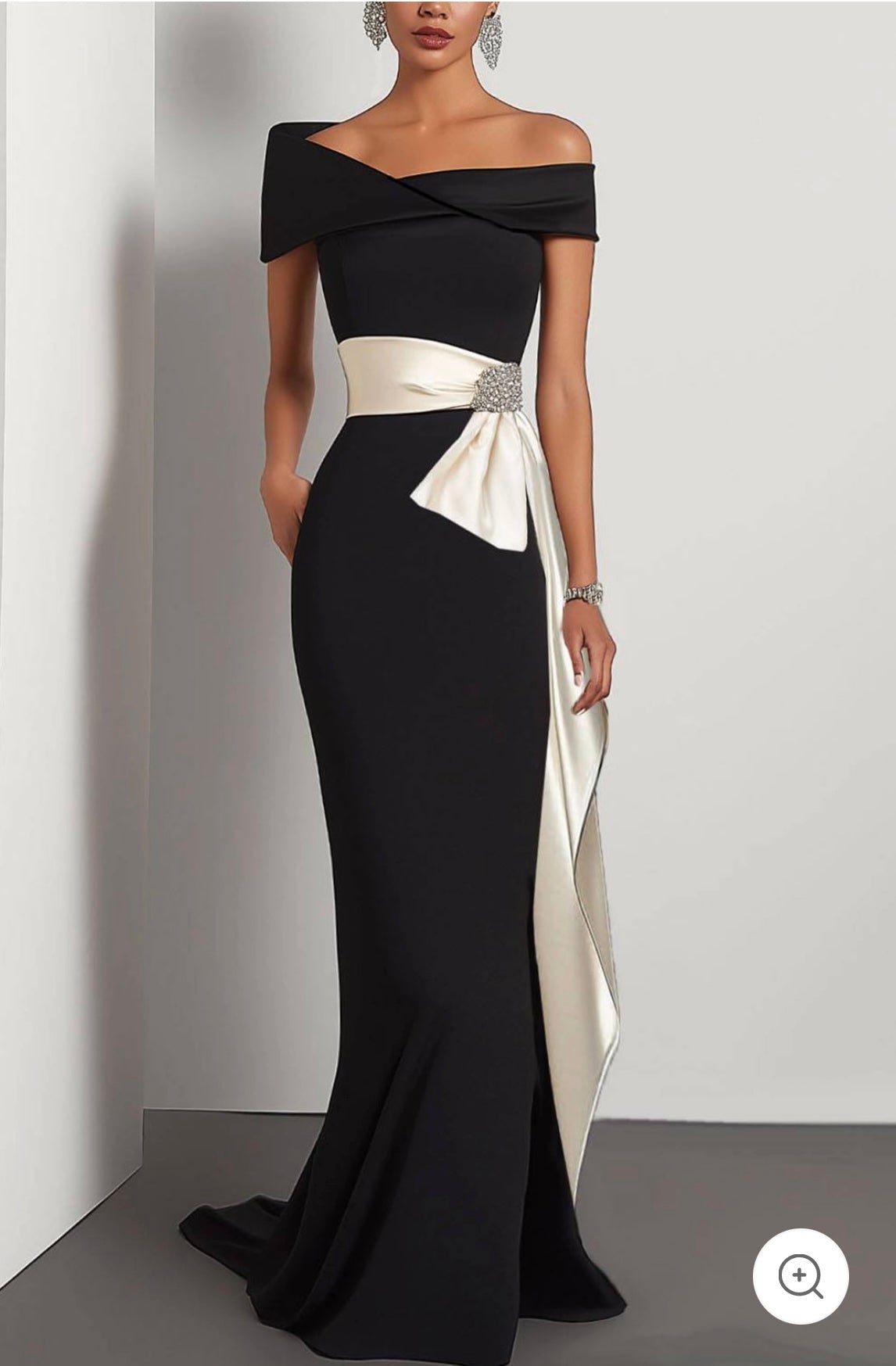 Seraphine | Luxe avondjurk met blote schouders
