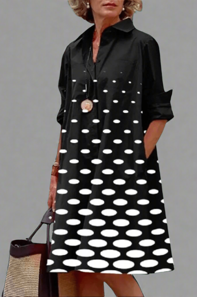 Yvonne - Luxe midi-jurk met elegant design