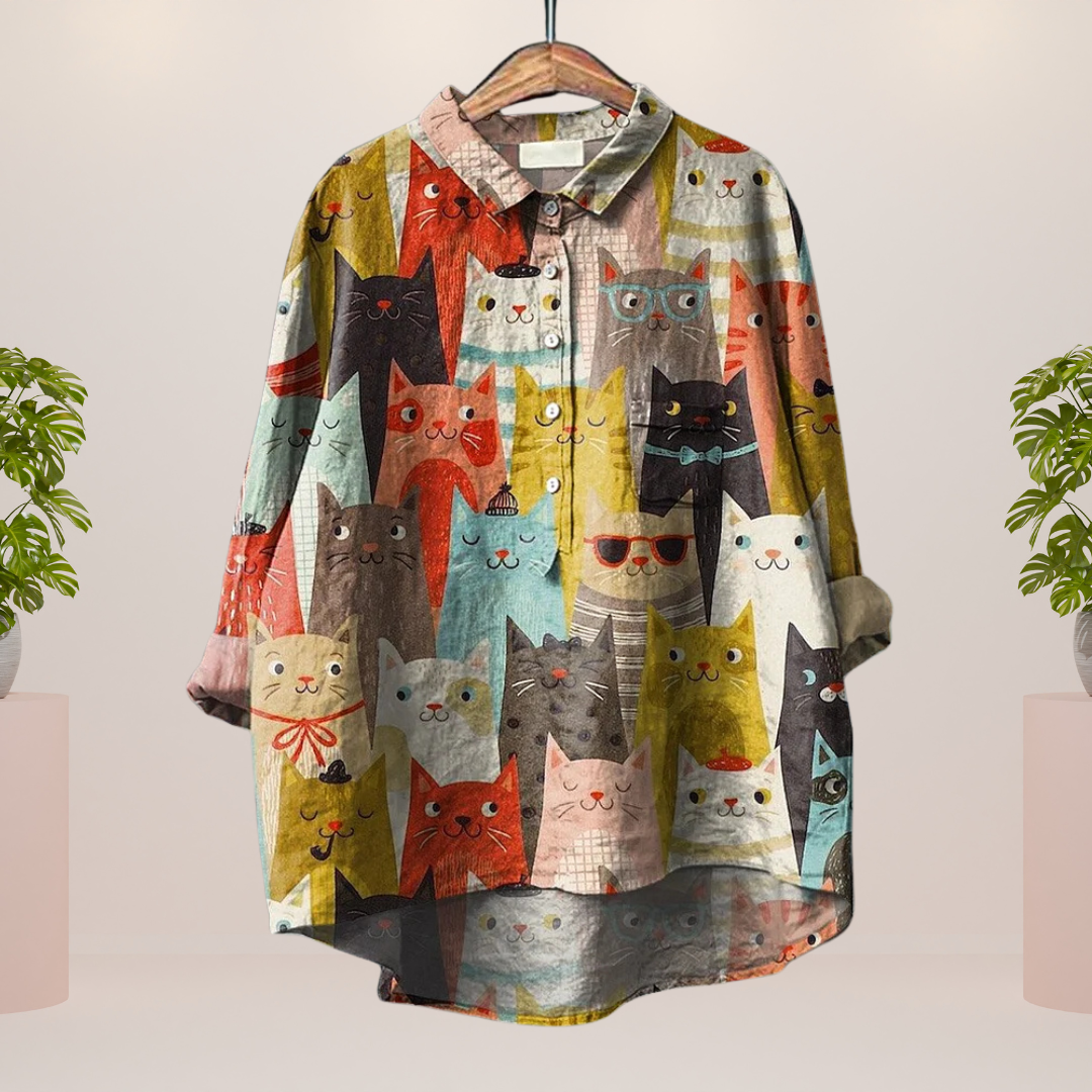 Freya - Stijlvol shirt met grafische print