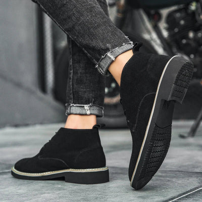 MADRID | Suède verhogende schoenen +6CM