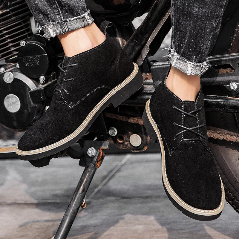 MADRID | Suède verhogende schoenen +6CM