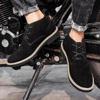 MADRID | Suède verhogende schoenen +6CM