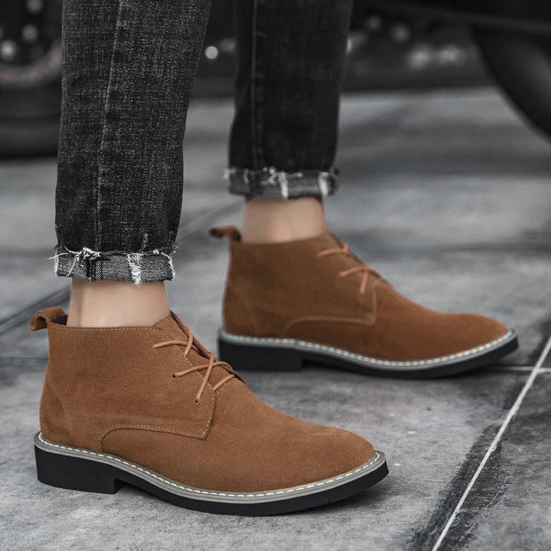MADRID | Suède verhogende schoenen +6CM