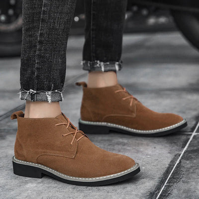 MADRID | Suède verhogende schoenen +6CM