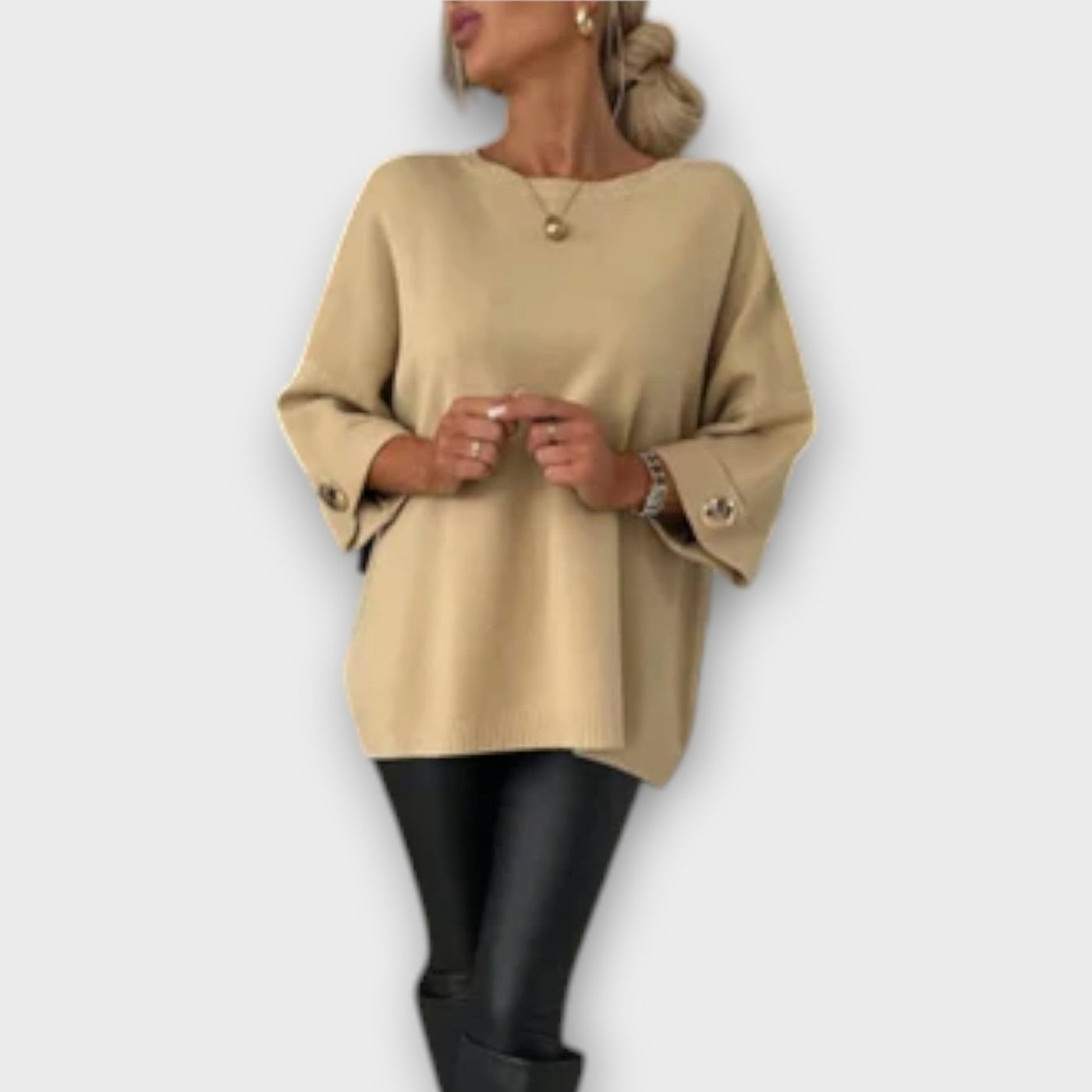 Isabella - Elegante gebreide blouse