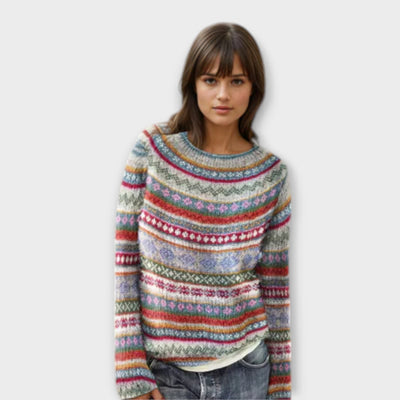 Manonin - Casual en comfortabele gestreepte trui
