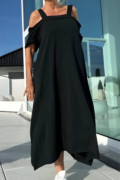 Nova | Lange off-shoulder zomerjurk