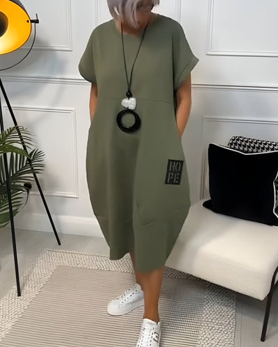 Ineke | Comfortabele hoodiejurk