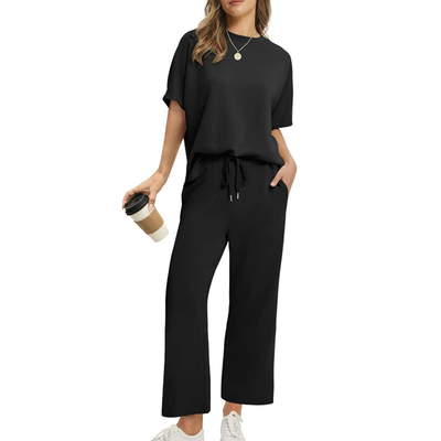Set van casual top en broek voor dames 