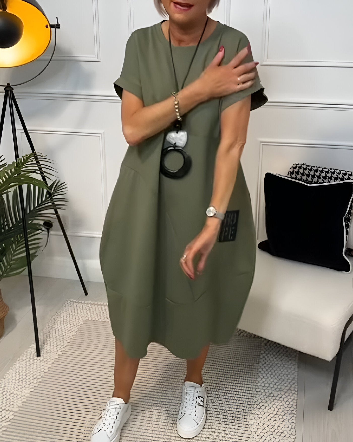 Ineke | Comfortabele hoodiejurk