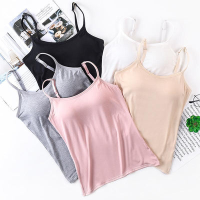 Gewatteerde Tanktop™ | Tanktop met ingebouwde bh