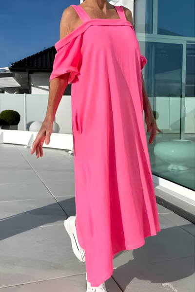 Nova | Lange off-shoulder zomerjurk