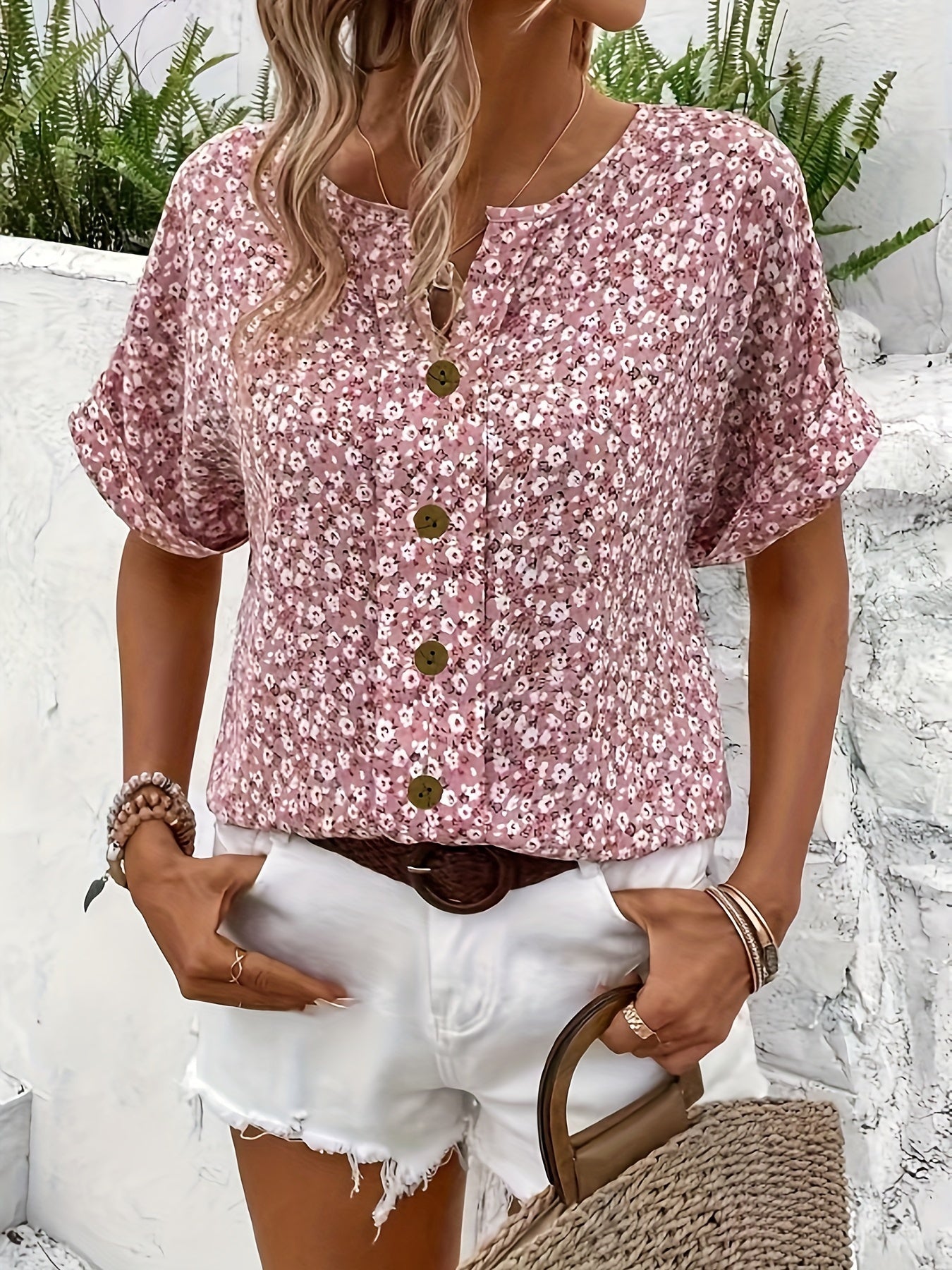 Elna - Natuurlijke blouse voor elk zomermoment