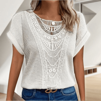 Estelle - Elegante blouse in Ibiza-stijl