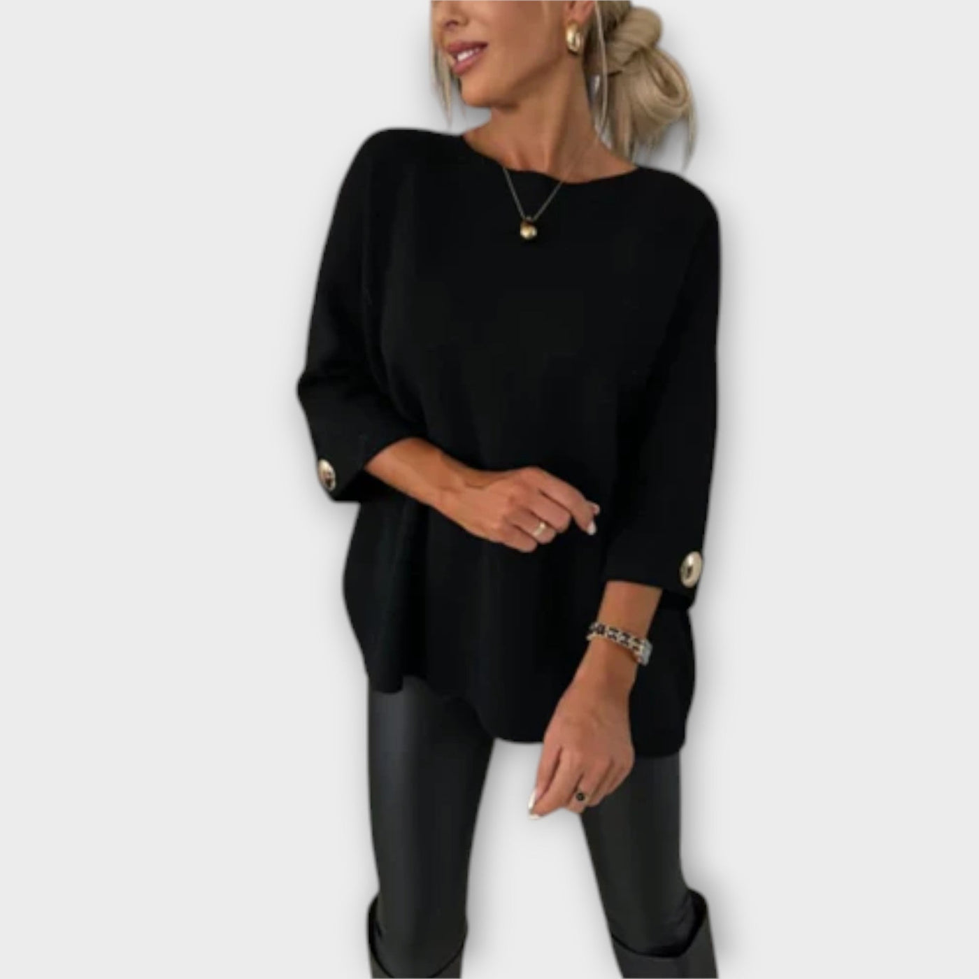 Isabella - Elegante gebreide blouse