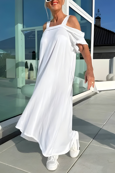 Nova | Lange off-shoulder zomerjurk