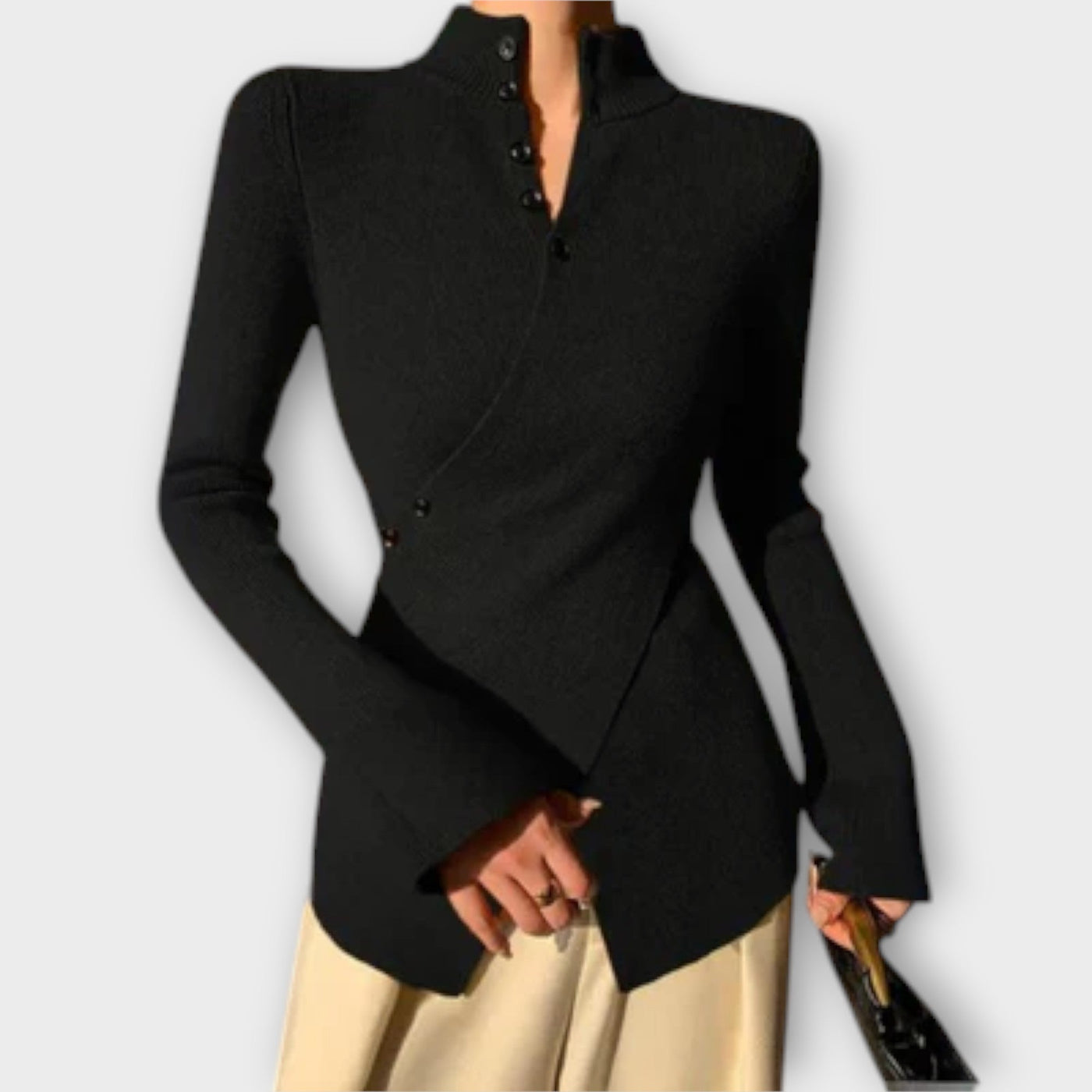 Michiko - Elegante katoenen gebreide trui