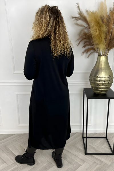 Olivia | Maxi-jurk van kreukvrije zijde