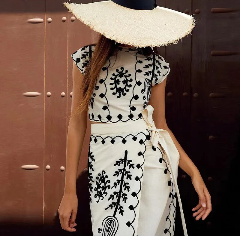 Camilla | Elegante bedrukte set
