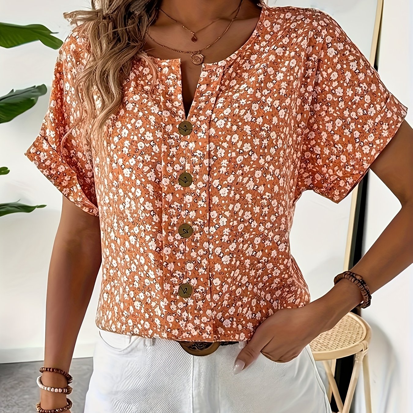Elna - Natuurlijke blouse voor elk zomermoment
