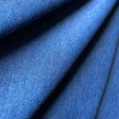 Ilse| Zomerse V-hals halflange denimjurk