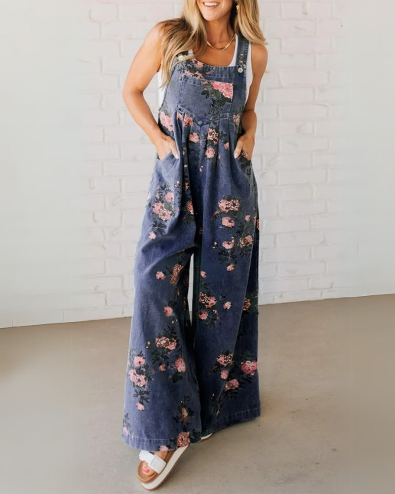 MIRONA - Casual denim tuinbroek