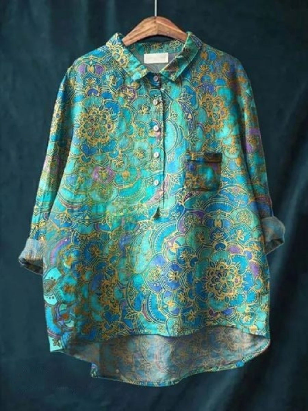 Sofia  | Elegante blouse met bloemenprint