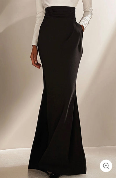 Valencia | Elegante maxi-jurk met lange mouwen