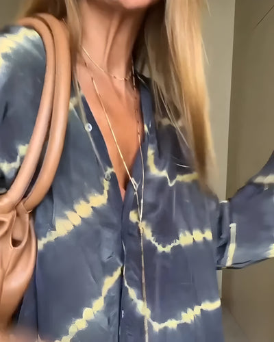 Julia | Bohemian gestreepte maxi-jurk