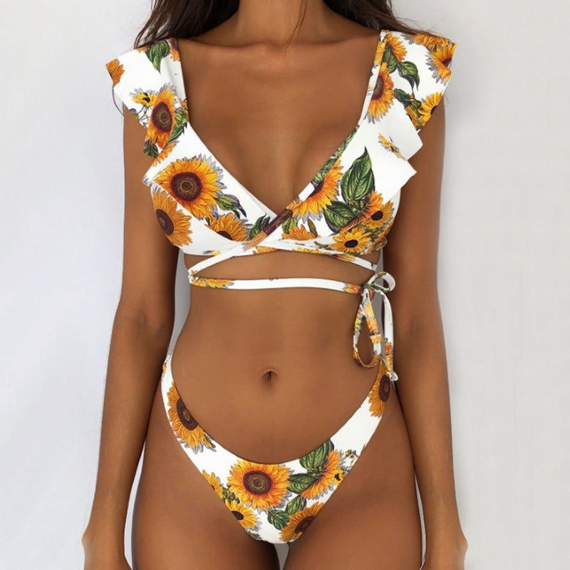 Tenzin - Korte golvende bikini 