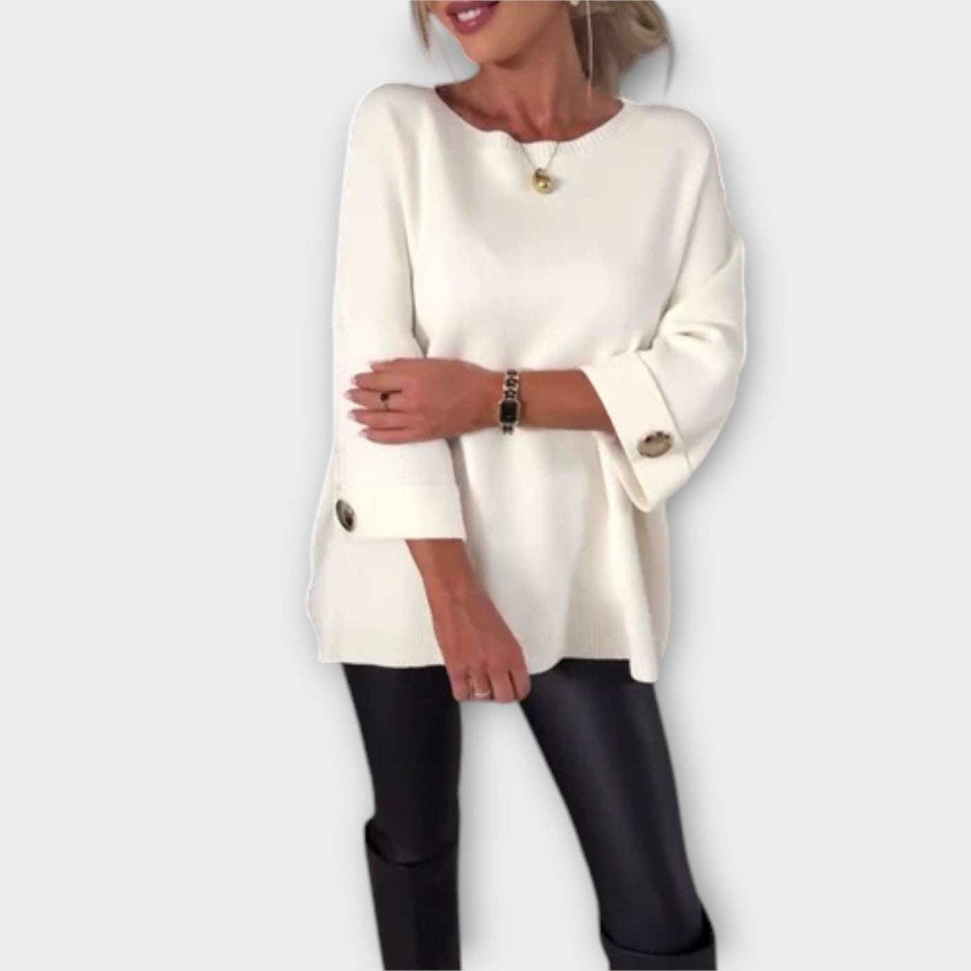 Isabella - Elegante gebreide blouse