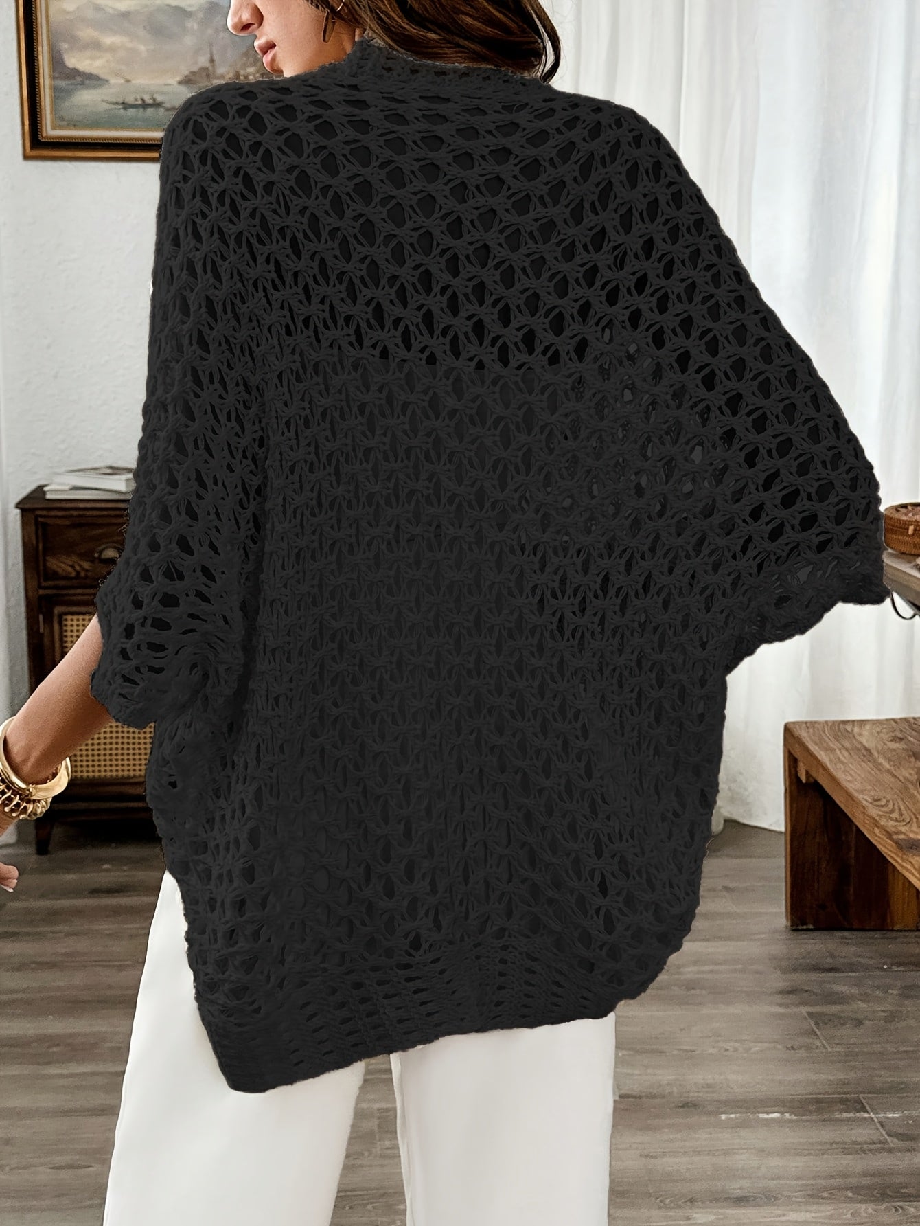 FLORIANA – OPEN GEBREID CARDIGAN