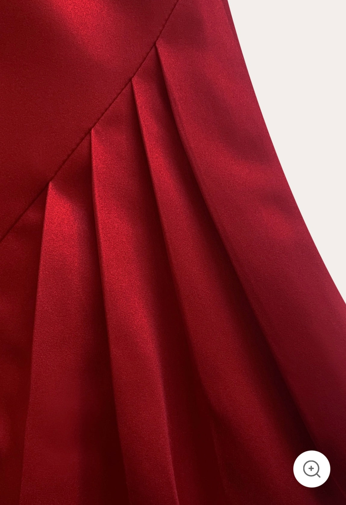 Valentina | Strapless luxe avondjurk in rood