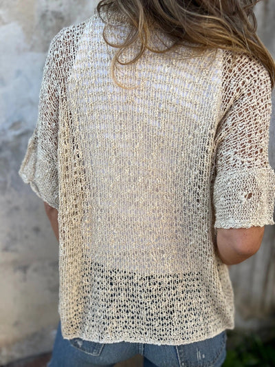Carol | Luchtig gebreid vestje