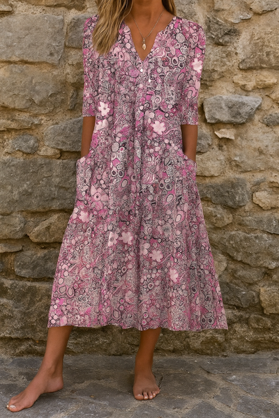Miranda | Elegante jurk met V-hals