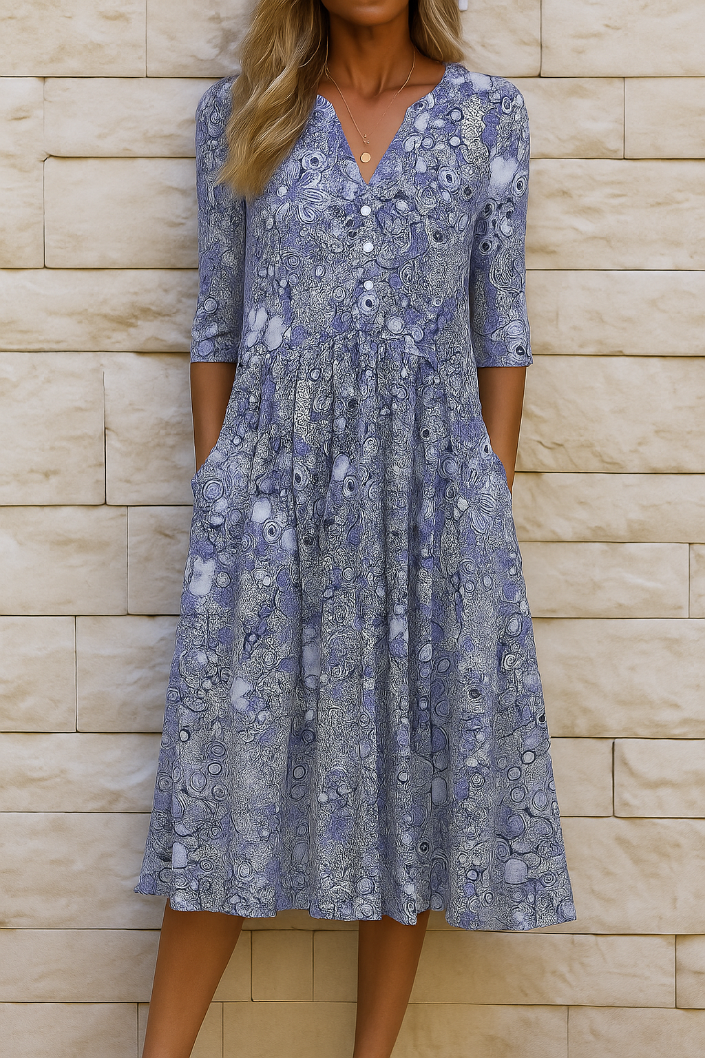 Miranda | Elegante jurk met V-hals