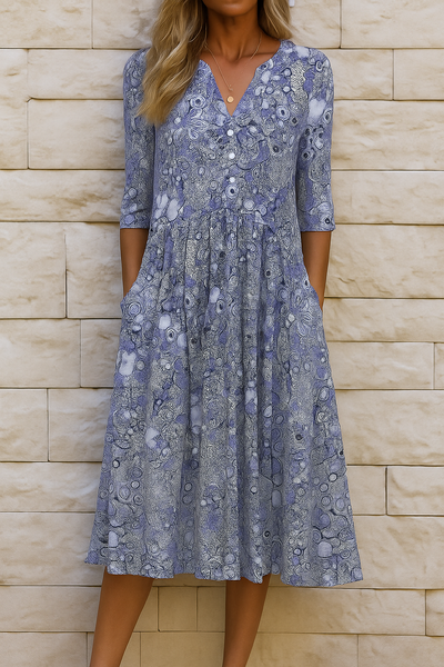 Miranda | Elegante jurk met V-hals
