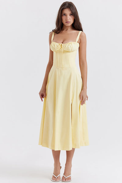 Midi Bustier Korset Zomerjurk