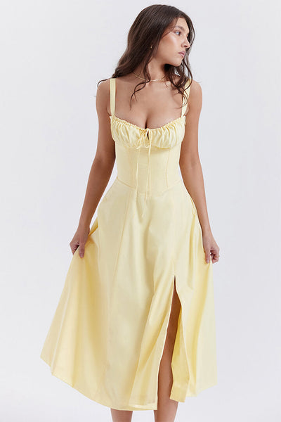 Midi Bustier Korset Zomerjurk