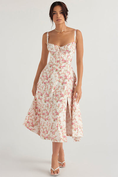 Midi Bustier Korset Zomerjurk