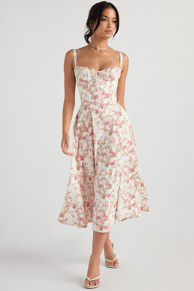 Midi Bustier Korset Zomerjurk