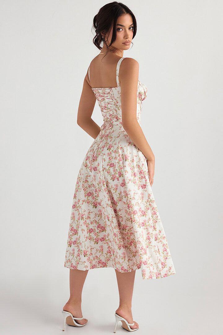 Midi Bustier Korset Zomerjurk