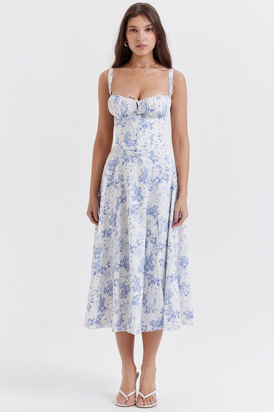 Midi Bustier Korset Zomerjurk