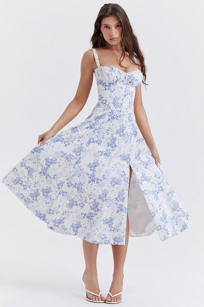 Midi Bustier Korset Zomerjurk